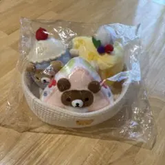 リラックマ　サンエックス　レトロスイーツぬいぐるみセット