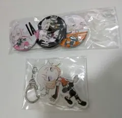 IA & ONE 缶バッジ 3種セット ＆アクリルキーホルダー