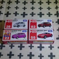 トミカ 4台セット iQ CX-5 ミラージュ フェアレディZ