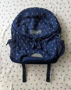 Coleman　コールマン　ドット柄　ネイビー　リュック　キッズ