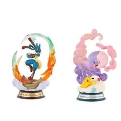 ポケモン スイングヴィネットコレクション4 ピカチュウ&ムシャーナ/メガルカリオ