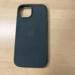 Apple純正 スマホケースiPhone15ダークグリーン