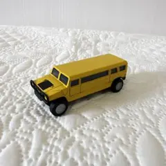 ミニカー H1 イエロー 「HUMMER リムジン」 プルバックカー