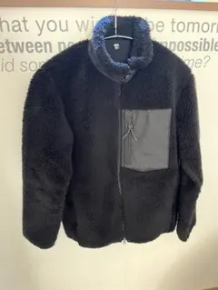 ブラックフリースジャケット Sサイズ