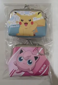 ポケモン ピカチュウ プリン　コインケース2個セット