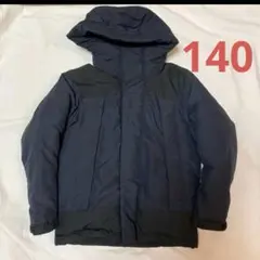 ネイビー フード付き ダウンコート