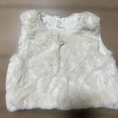 美品✨H&M ベビー　ファーベスト　80