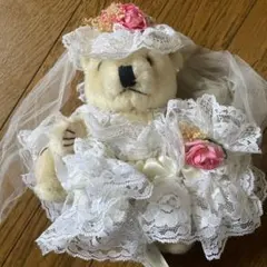 ウエディング　テディベア　カナダ製