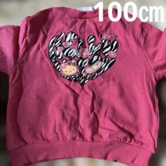 サンリオハローキティ裏毛トレーナー100㎝ 日焼けキティ