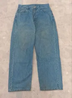 スティーブンアランDENIM 5P BAGGY TAPERED PANTS S