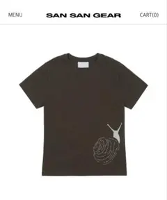 25ss sansangear Tシャツ ブラック CHAN T-SHIRTS1 - メルカリ