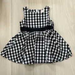 petit main チェック柄ワンピース　80サイズ