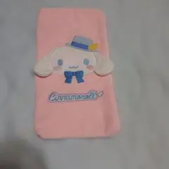 シナモロール ピンク フラットポーチ