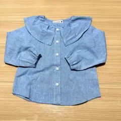 ブランシェス　襟フリルブラウス