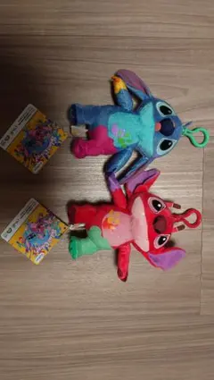 スティッチ ぬいぐるみ マスコット 2種セットディズニ