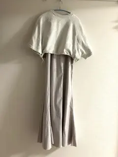 スエットワンピース ひざ丈ワンピース