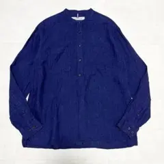 リネン100% NOLLEY’S バンドカラーシャツ プルオーバー HS-247のサムネイル