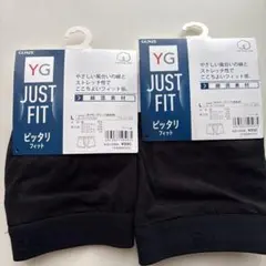 GUNZE JUST FIT ボクサーパンツ L サイズブラック 2枚組のサムネイル