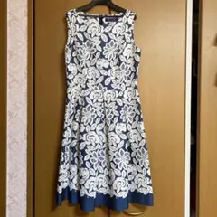 セール　エムズグレイシー　ノースリーブ花柄ワンピース