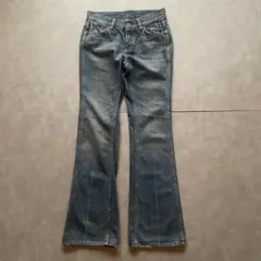 Ralph Lauren grunge flare denim pants