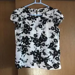 sale花柄シフォンブラウストップスカットソーローズ リゾート海 お出かけデートのサムネイル