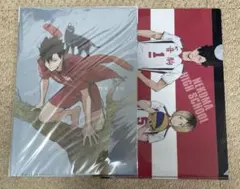 ハイキュー!! 黒尾鉄朗 孤爪研磨 音駒高校 クリアファイル 2枚