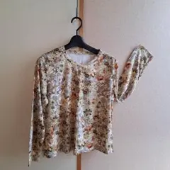 LOBJIE 花柄 長袖 トップス