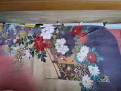 ちはやふる 振袖 未仕立て 毬 鞠 未仕立 仮絵羽 JAPAN STYLE 丸紅 