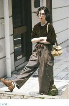 niko and...MONSTERCARGODENIMブラウンオーバーダイ新品