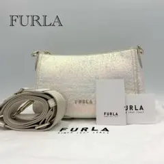 未使用級✨フルラ 現行 ショルダーバッグ アテナ オールレザー