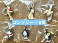 ウォレスとグルミット　めじるしアクセサリー　6種　コンプリート　ガチャ