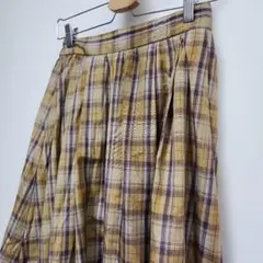 しまむら　terawear emu　チェックスカート
