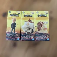 ワンピース ワールドコレクタブルフィギュア、ネットフリックスシリーズ、3体セット