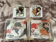 大阪城本陣　名探偵コナン　アクリルスタンドコースター、ステッカー　松田陣平、萩原