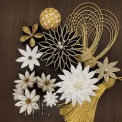 A-854 髪飾り つまみ細工 成人式 結婚式 卒業式 七五三 着物 和装