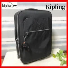 ☆軽量/大容量/チャーム付き！【Kipling】キプリング　キャリーケース　黒
