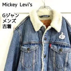 リーバイス　ミッキーマウス　デニムジャケット Gジャン　古着屋エクシト