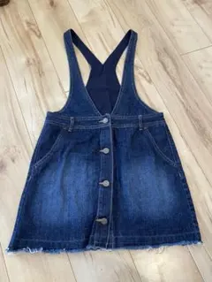 デニム サロペット ジャンパースカート