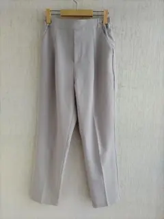 ハニーズ グラシア テーパード パンツ L グレージュ