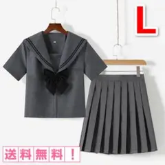 【F60】（L JK7 半袖）制服 コスプレ 女子高生 シャツ スカート JK