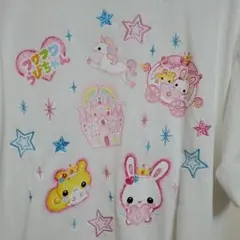 新品 フワフワらびちゃん ふわふわ ラビしまむら Tシャツ 半袖 平成 レトロ