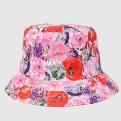 バケットハット 人気 おしゃれリバーシブル 総柄帽子 UV日よけ コーデ 花柄