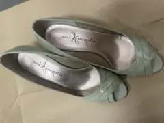 Ginza Kanematsu ミントグリーン パンプス