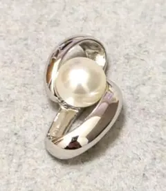 TASAKI 田崎真珠　パール　SILVER　ネックレストップ　43751