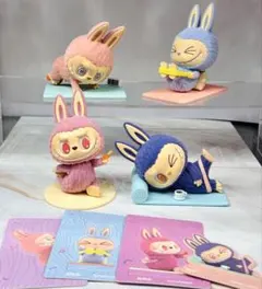 POPMARTラブブ labubu THE MONSTERS LAZY YOGA
