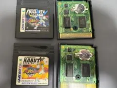 [整備品] GB/GBC メダロット2 カブト クワガタ セット セーブ確認済