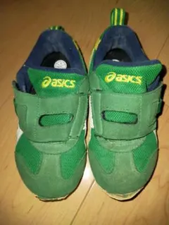 asics アイダホミニ　KT-ES3 グリーンホワイト　17cm