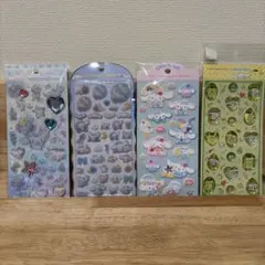 シナモロール　シール　コットンパフィ　キラキララインストーン　まとめ売り　正規品