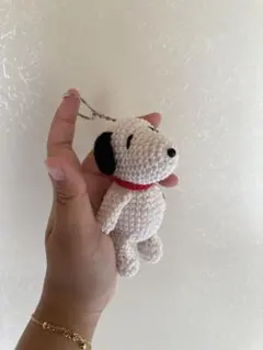 スヌーピー 編みぐるみ キーホルダーのサムネイル