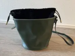 LEPSIM レプシィム 巾着ショルダーバッグ グリーン